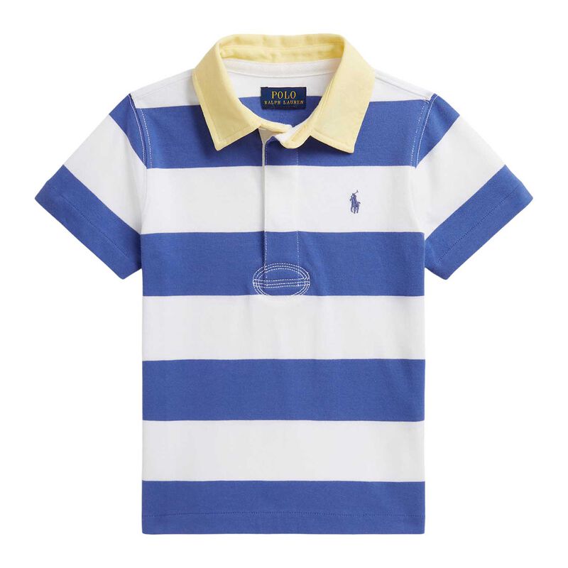 Polo Ralph Lauren Striped Cotton Short-Sleeve Rugby Shirt 3-7Y image number 0